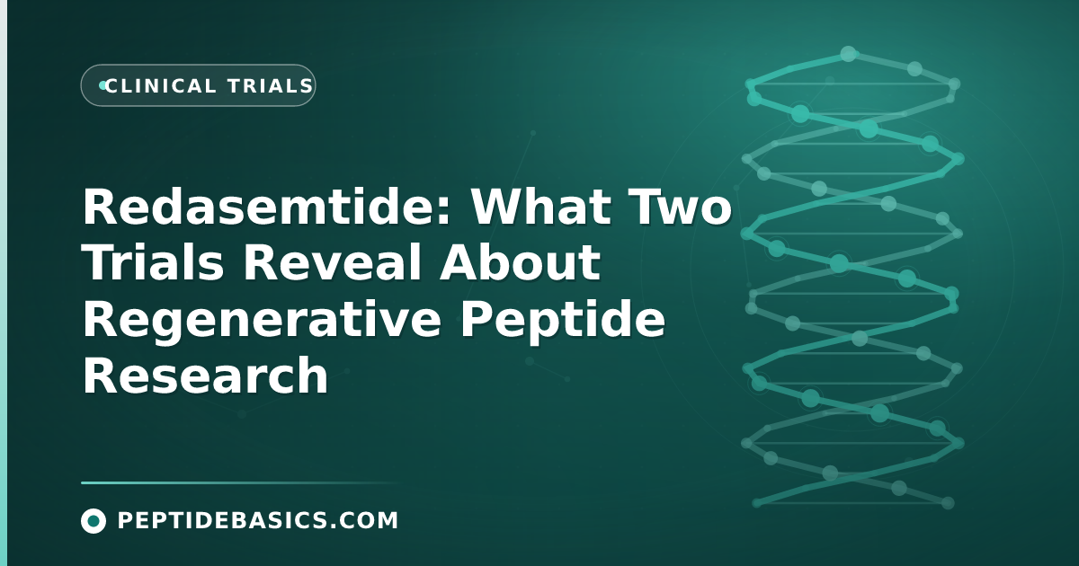 Redasemtide: What Two Trials Reveal About Regenerative Peptide Research