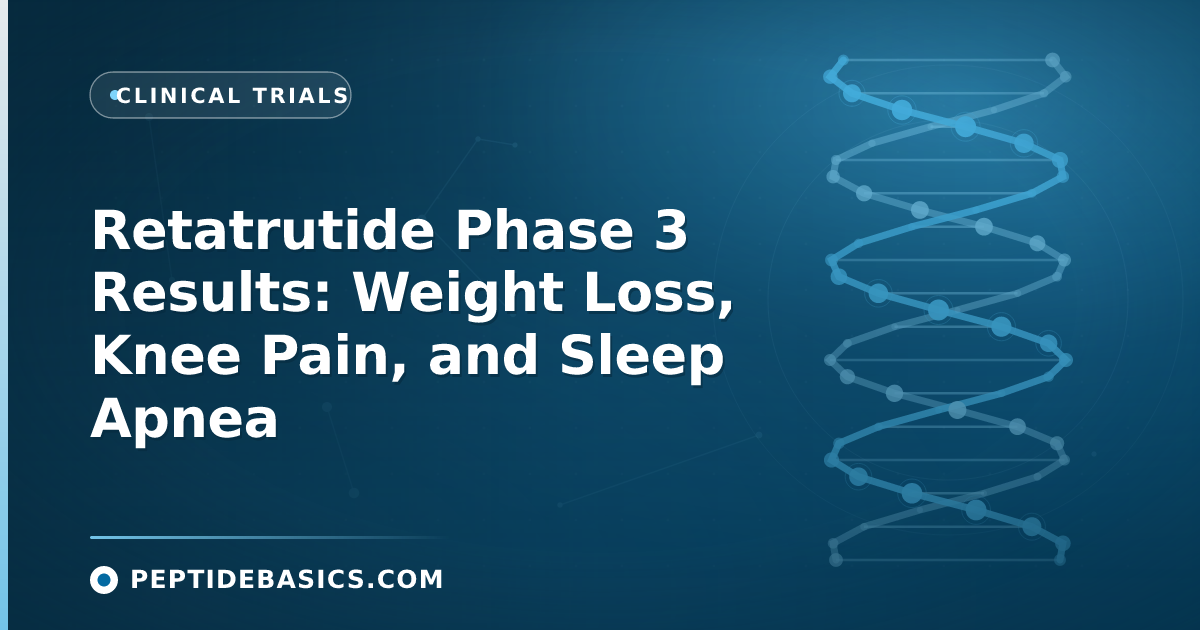 Retatrutide Phase 3 Results: Weight Loss, Knee Pain, and Sleep Apnea